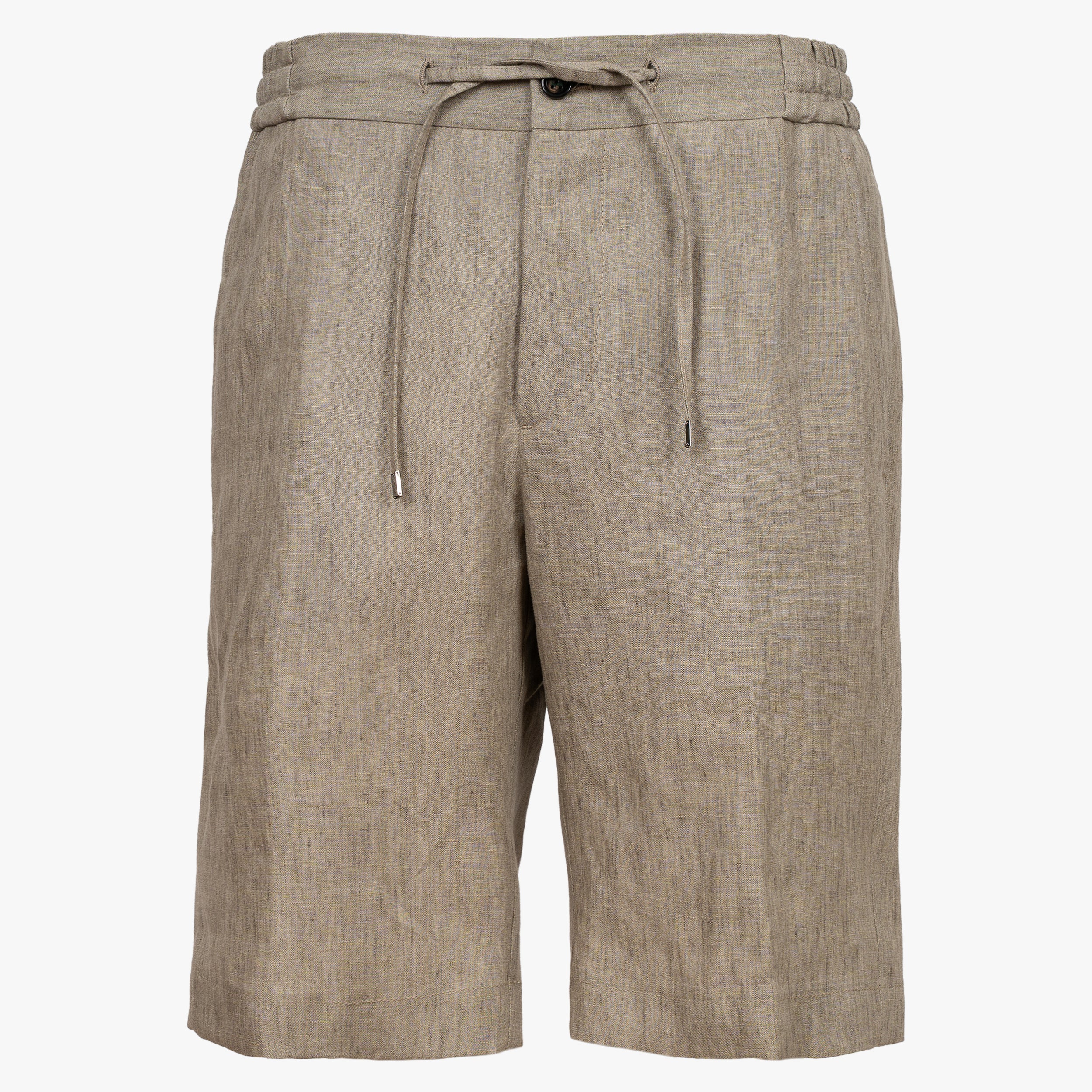 Berwich Linnen Korte Broek Taupe | Spiaggia Short