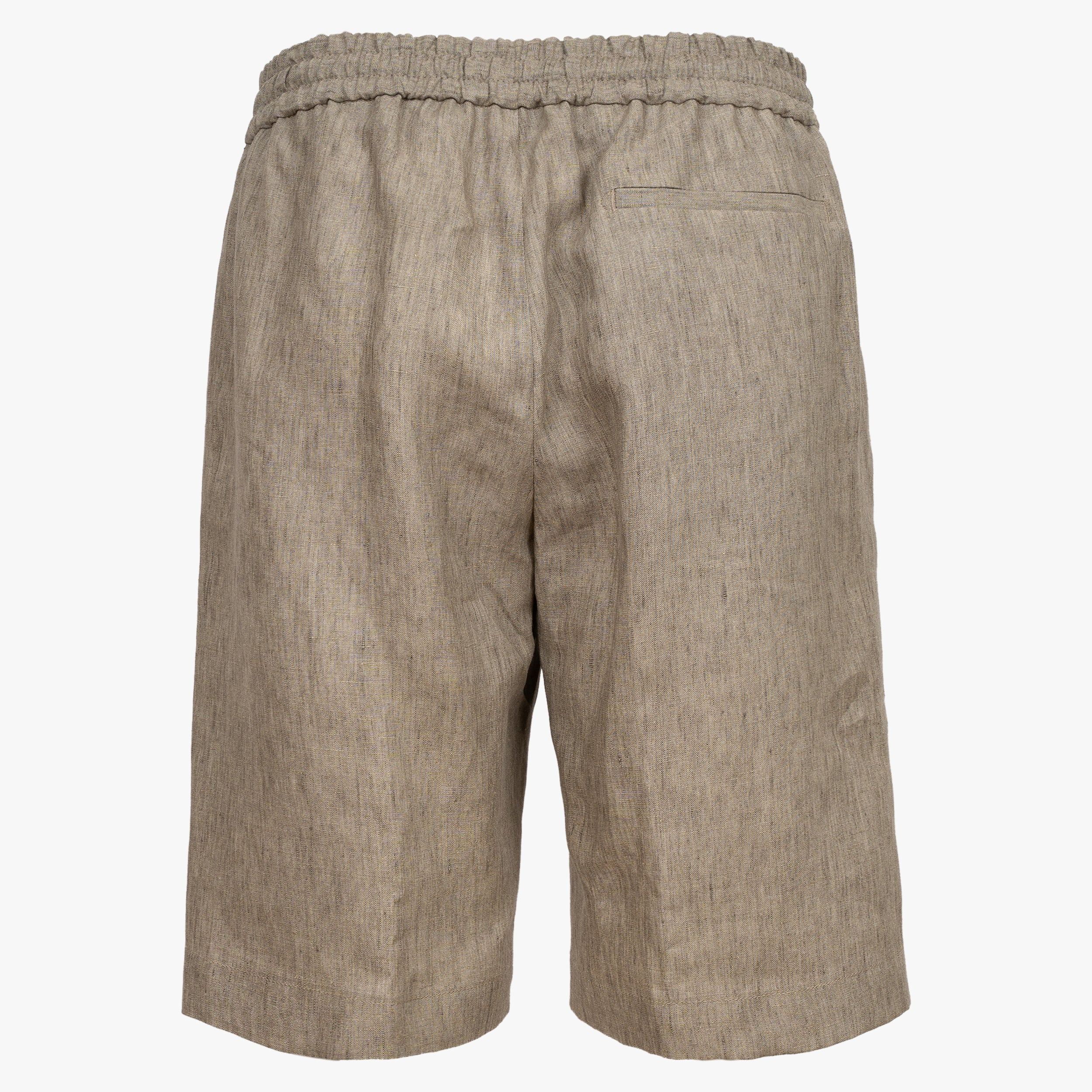 Berwich Linnen Korte Broek Taupe | Spiaggia Short