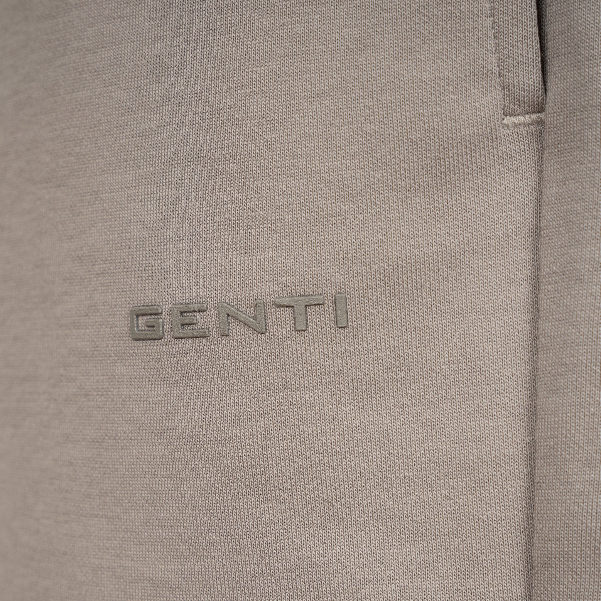 Genti Korte Joggingbroek Bruin | Tech