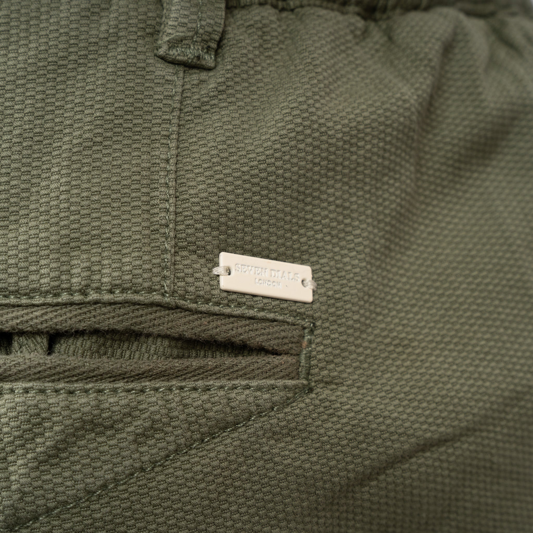 SEVEN DIALS Korte Broek Groen | Audel