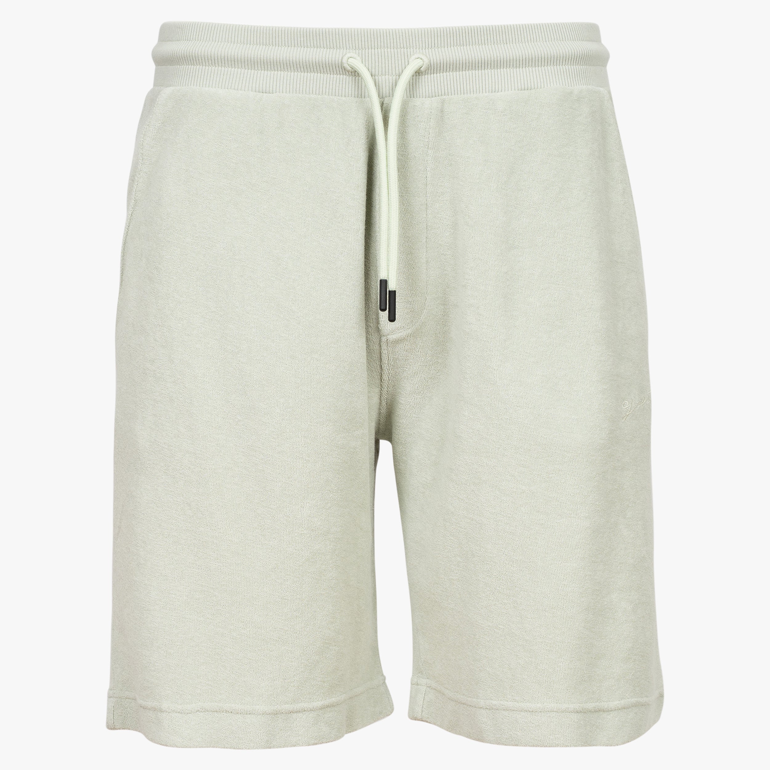 Genti Badstof Korte Broek Mintgroen | Organic Cotton