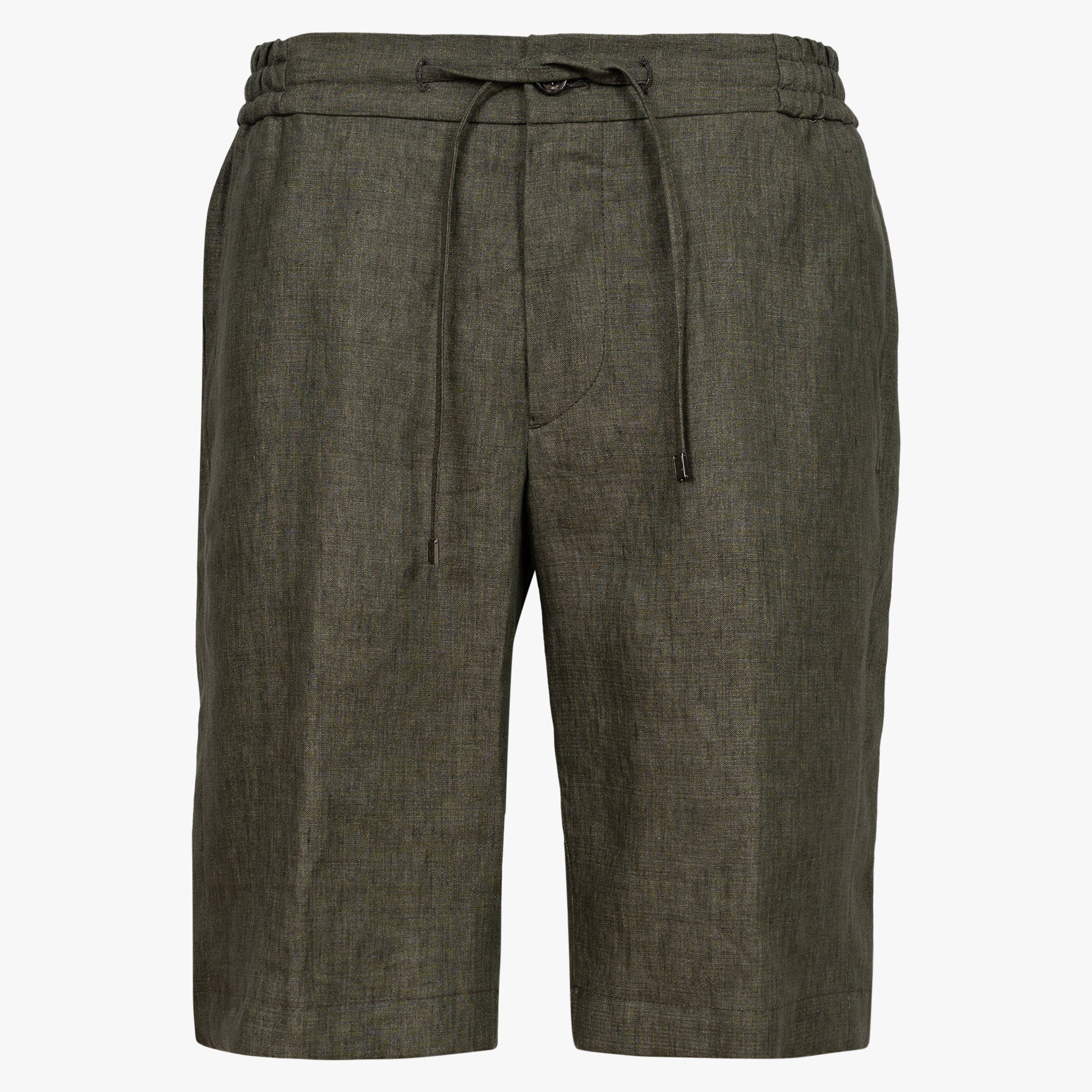 Berwich Linnen Korte Broek Groen | Spiaggia Short
