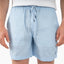 Ralph Lauren Linnen Korte Broek Lichtblauw | Prepster