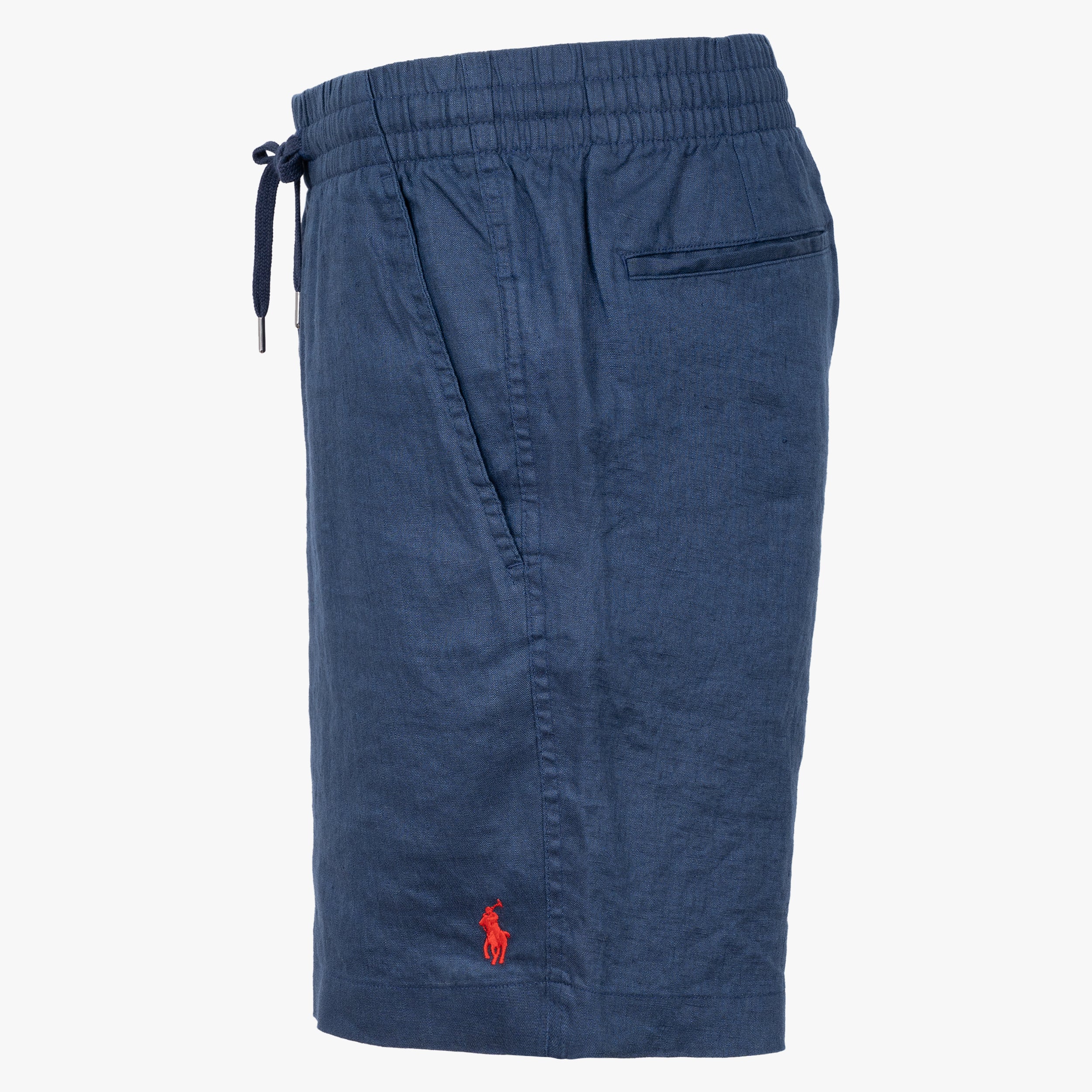 Ralph Lauren Linnen Korte Broek Blauw | Prepster
