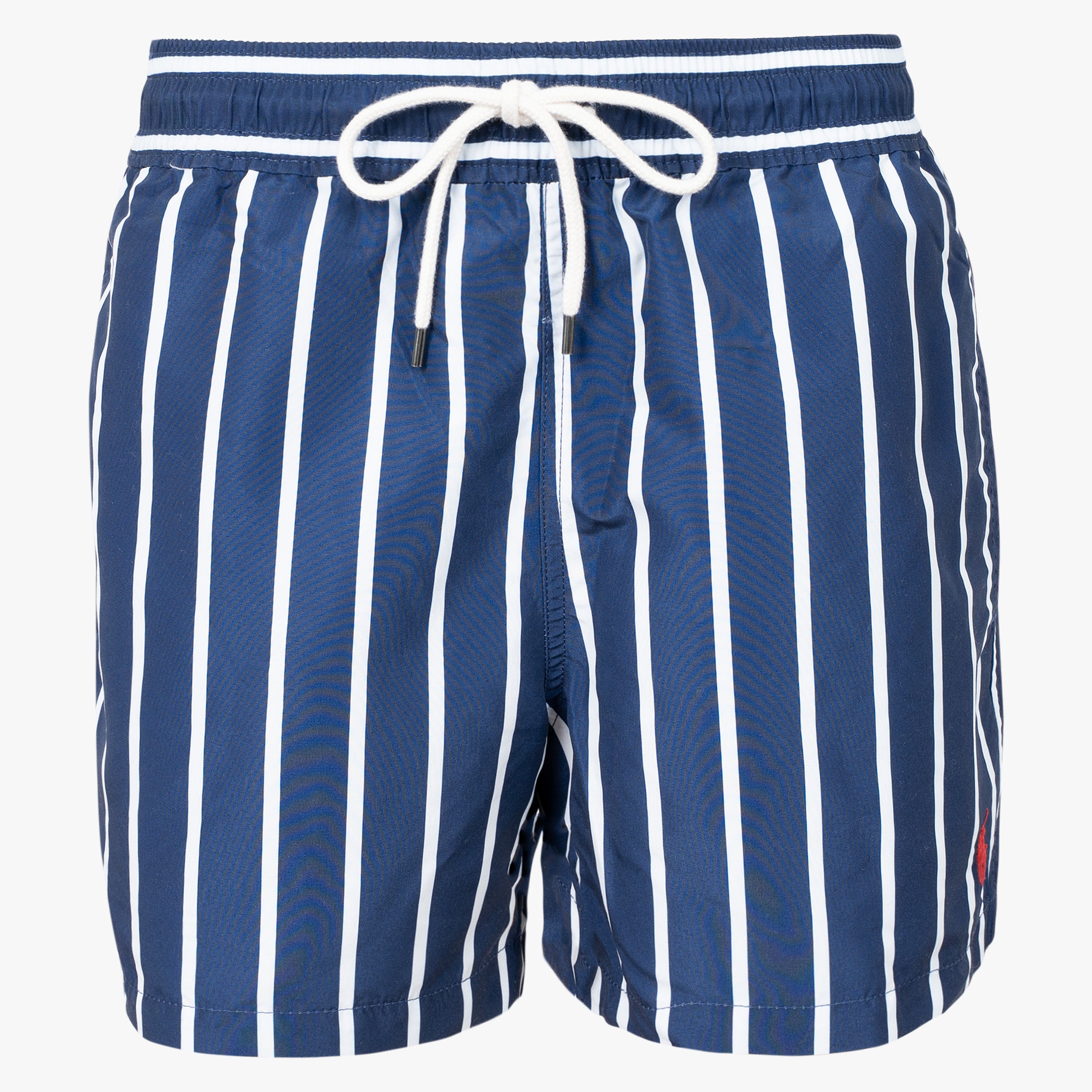 Ralph Lauren Zwembroek Blauw met Witte Streep | Traveler Slim Fit