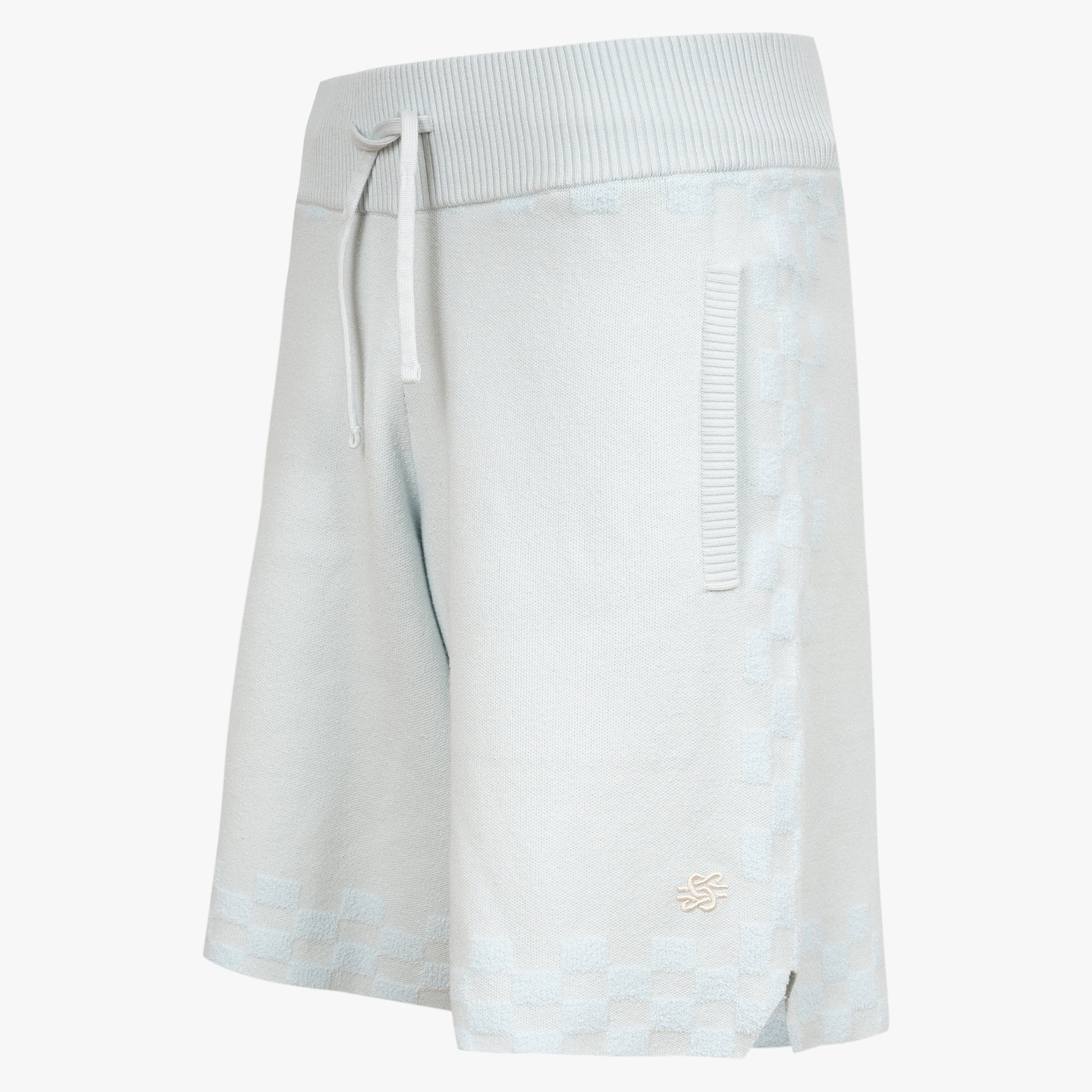 Filling Pieces Korte Broek Lichtblauw | Knit Resort Short