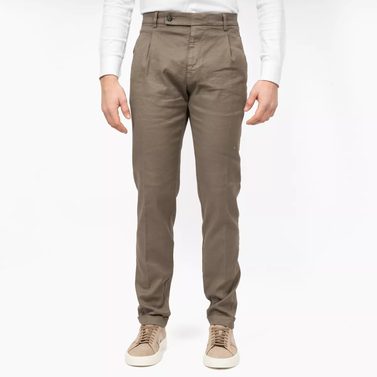 Berwich Chino Lichtbruin | Retrolong-GD OL0621X