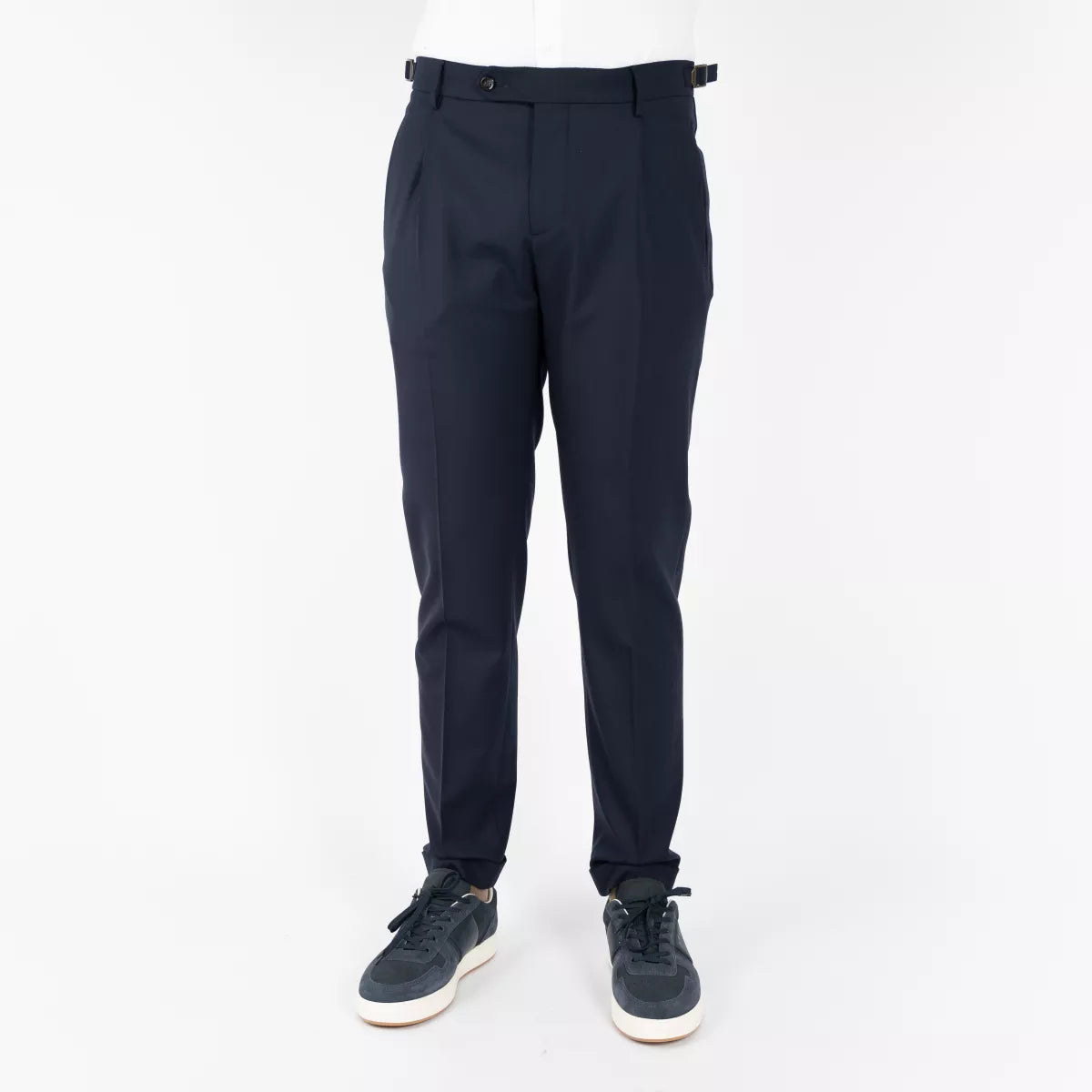 Berwich Pantalon donkerblauw | Retro