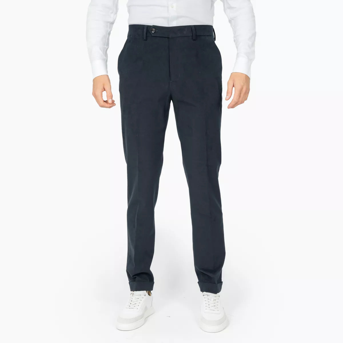 Berwich pantalon donkerblauw | Retro