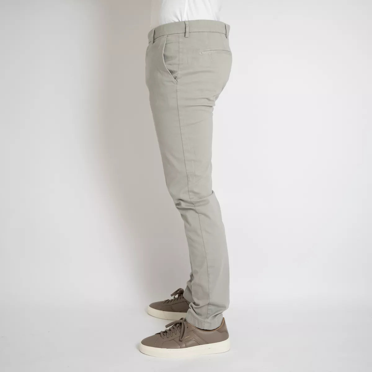 Berwich pantalon lichtgrijs | Morello elax