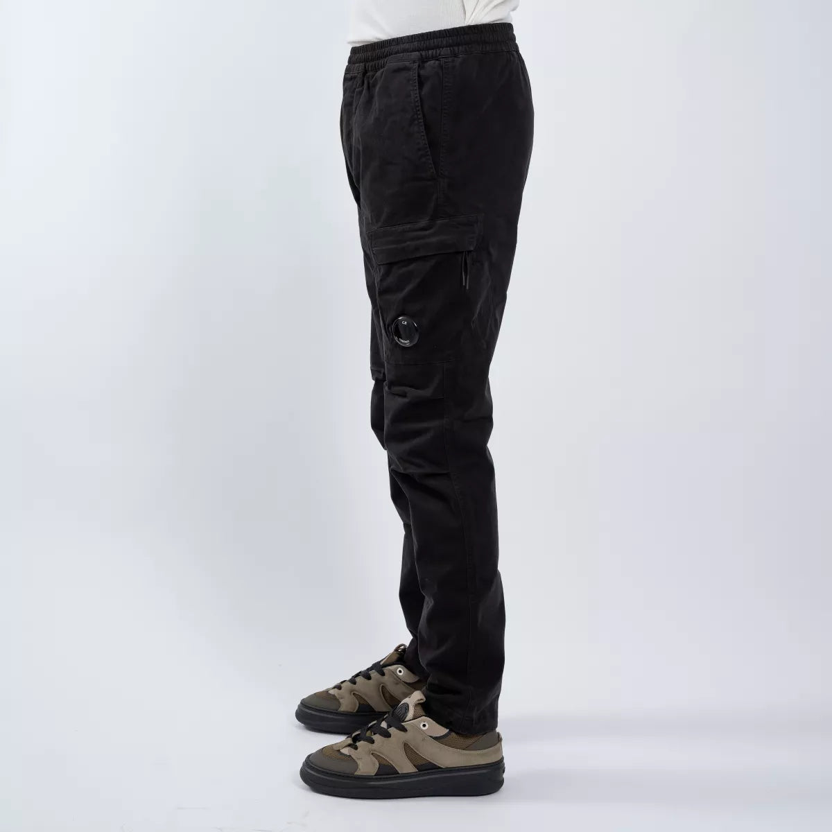 CP Company Cargobroek zwart | Moleskin Stretch