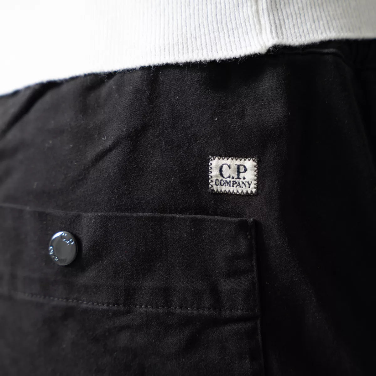 CP Company Cargobroek zwart | Moleskin Stretch