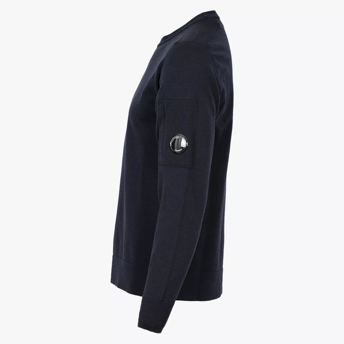 CP Company Gebreide Crewneck Trui Donkerblauw