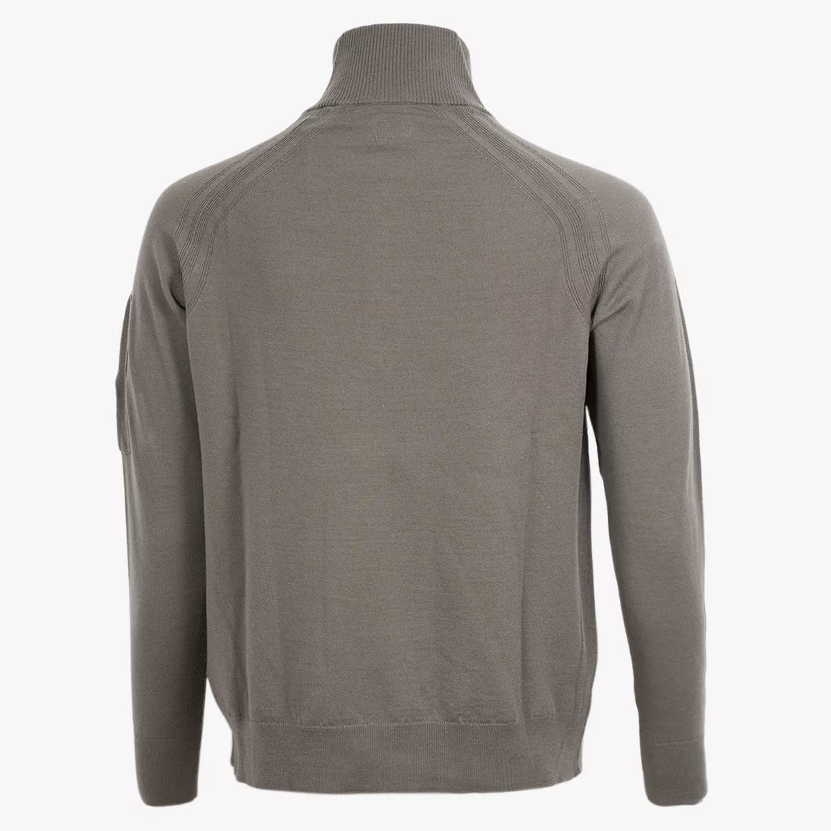 CP Company Gebreide Trui met Rits Khaki | Half Zip Knit