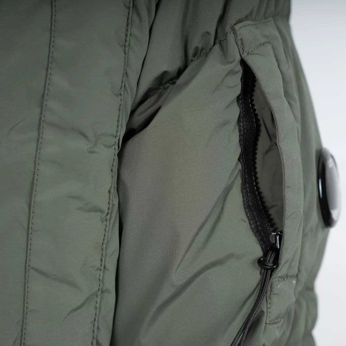 CP Company Lange Donsjas Groen | Nycra-R Hooded