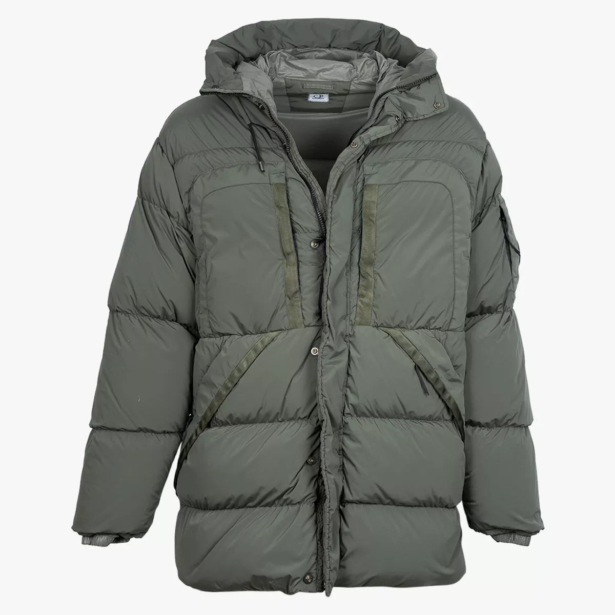 CP Company Lange Donsjas Groen | Nycra-R Hooded