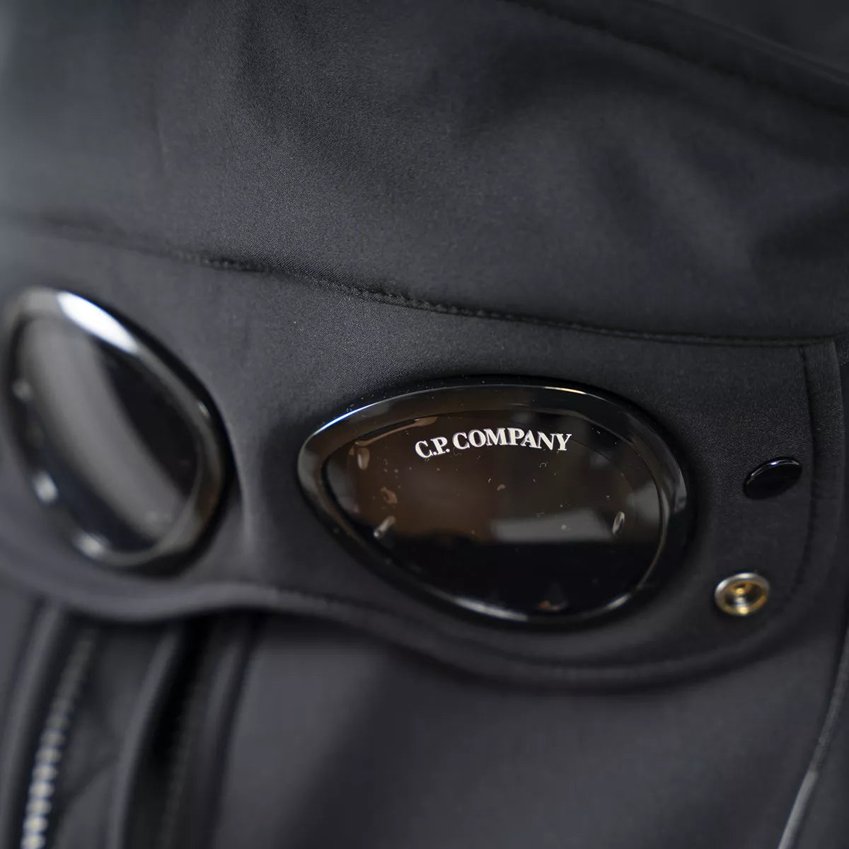 CP Company Softshell Jas Zwart | Shell-R Goggle