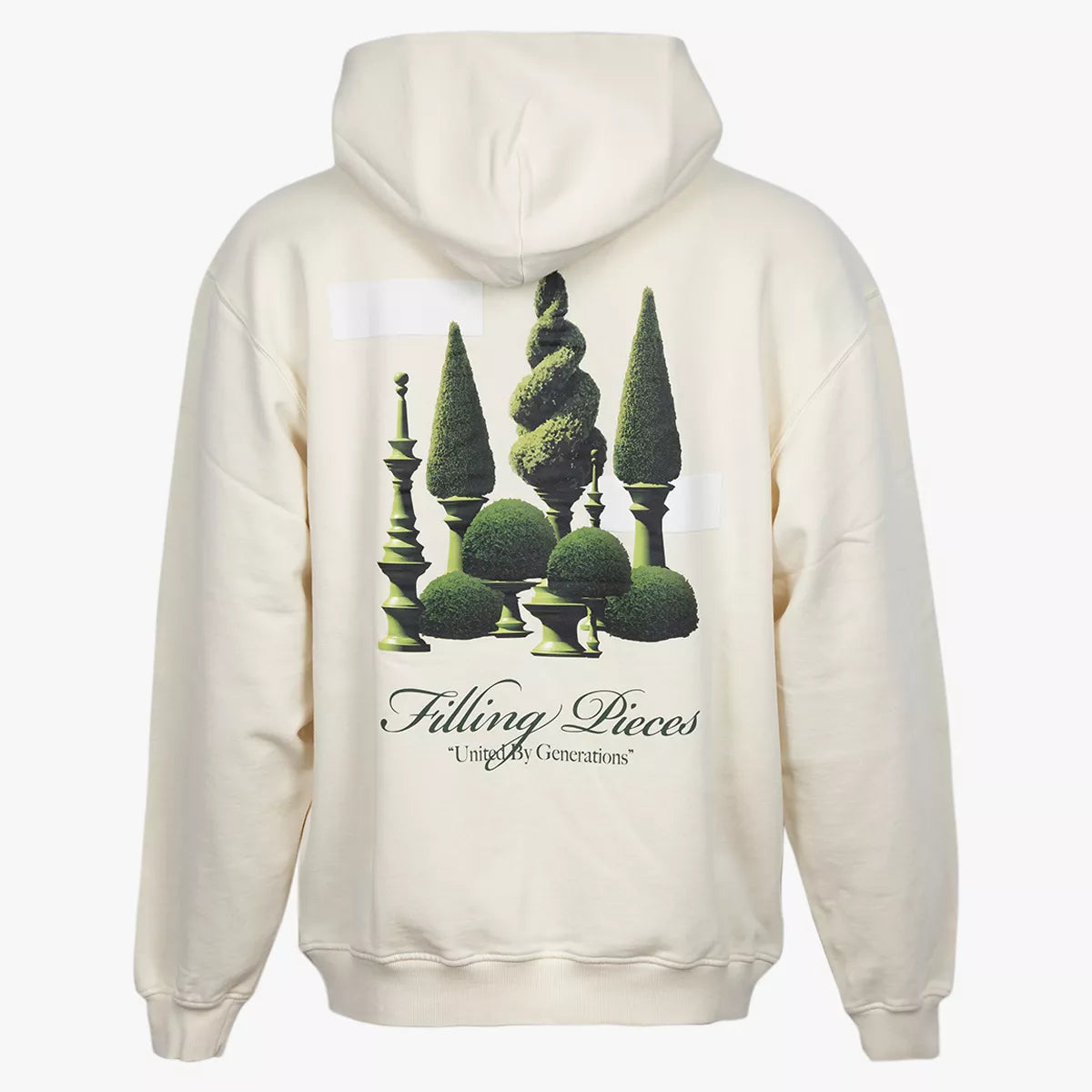 Filling Pieces Hoodie met backprint | Topiary