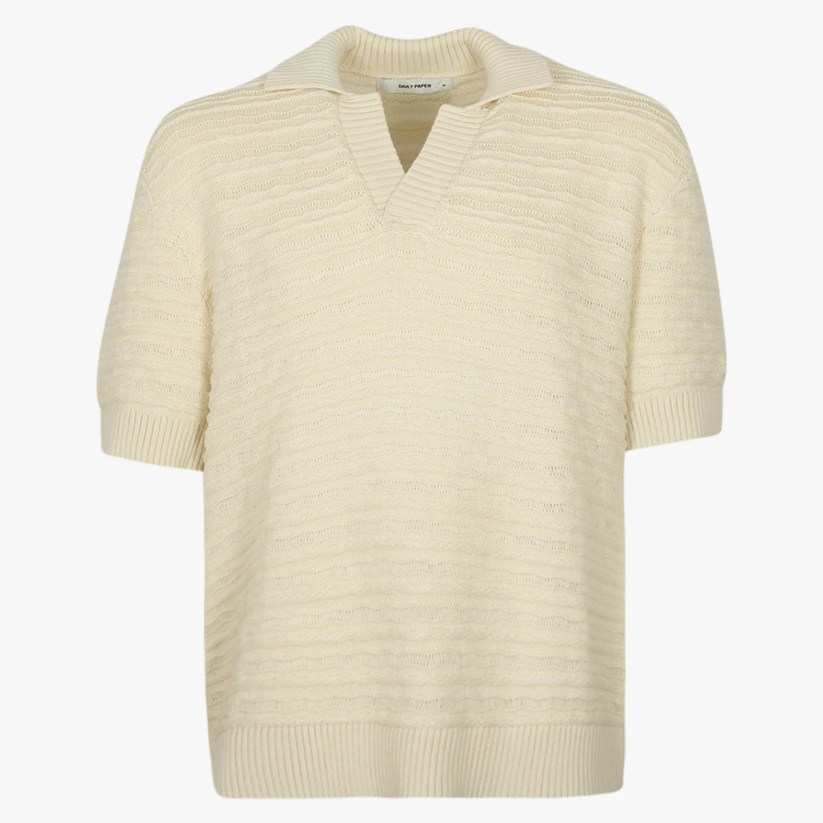 Daily Paper Knitted polo Off-white | Jabir