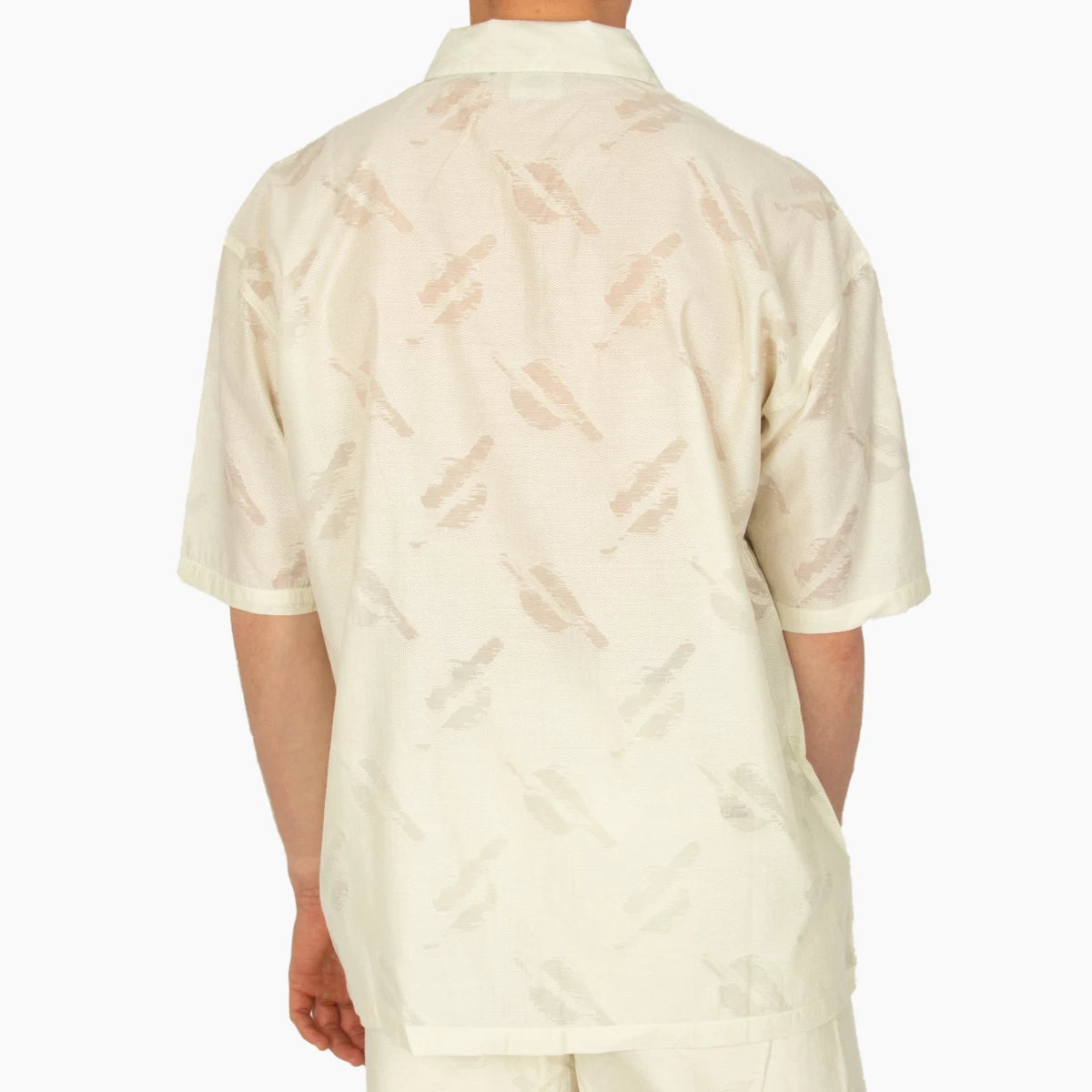 Daily Paper Overhemd met korte mouw off-white | Salim Shirt