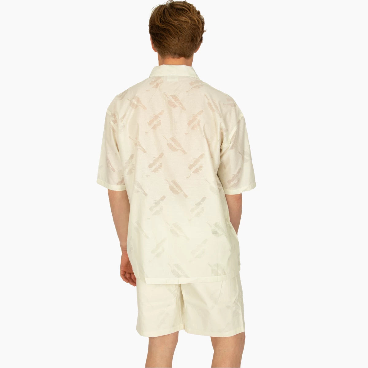 Daily Paper Overhemd met korte mouw off-white | Salim Shirt