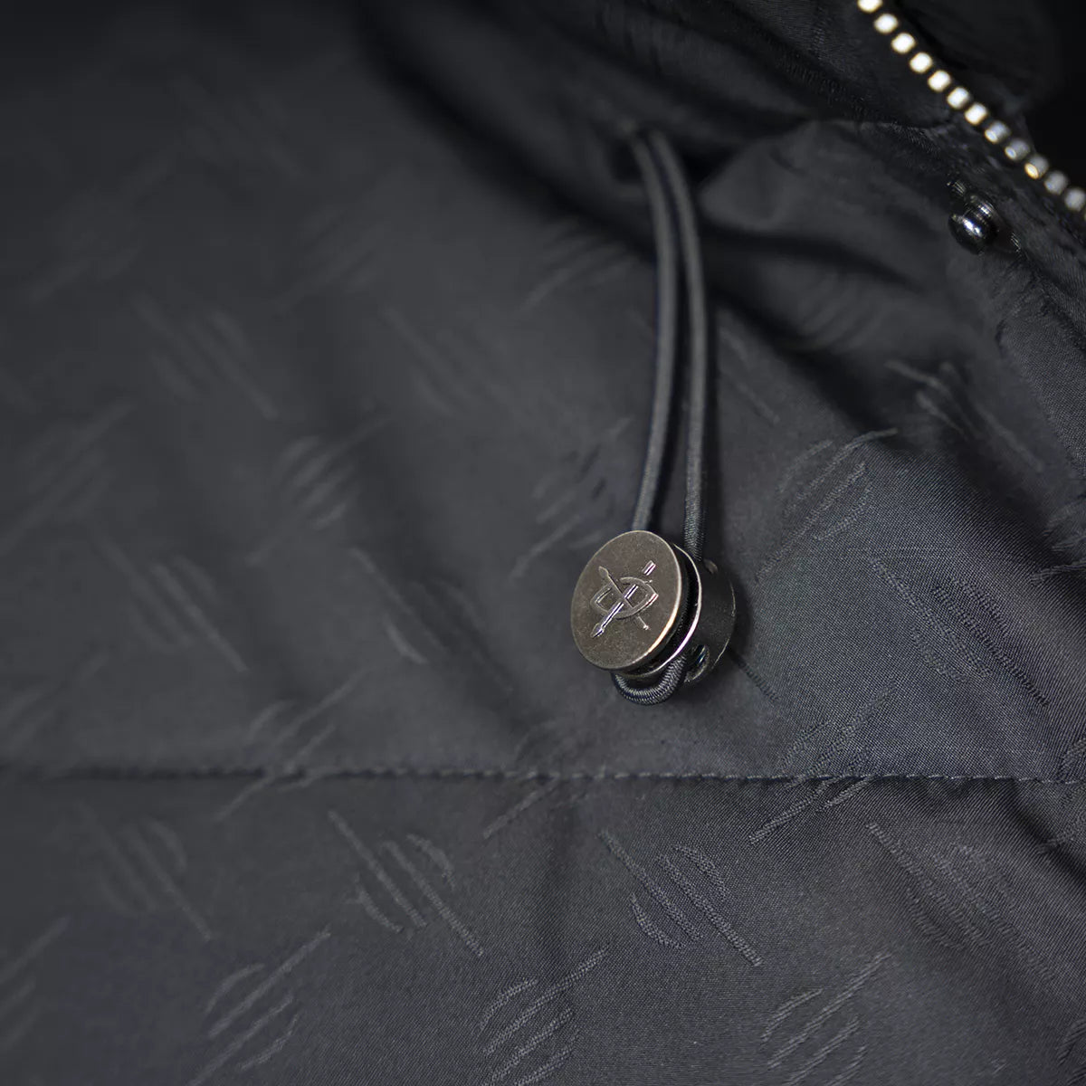 Daily Paper Pufferjack Zwart | Monogram Puffer