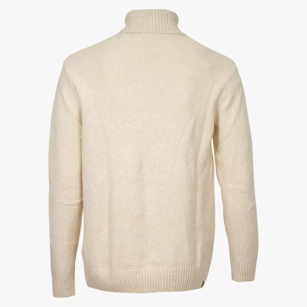 Denham Coltrui Ecru | Tab Roll Sweater