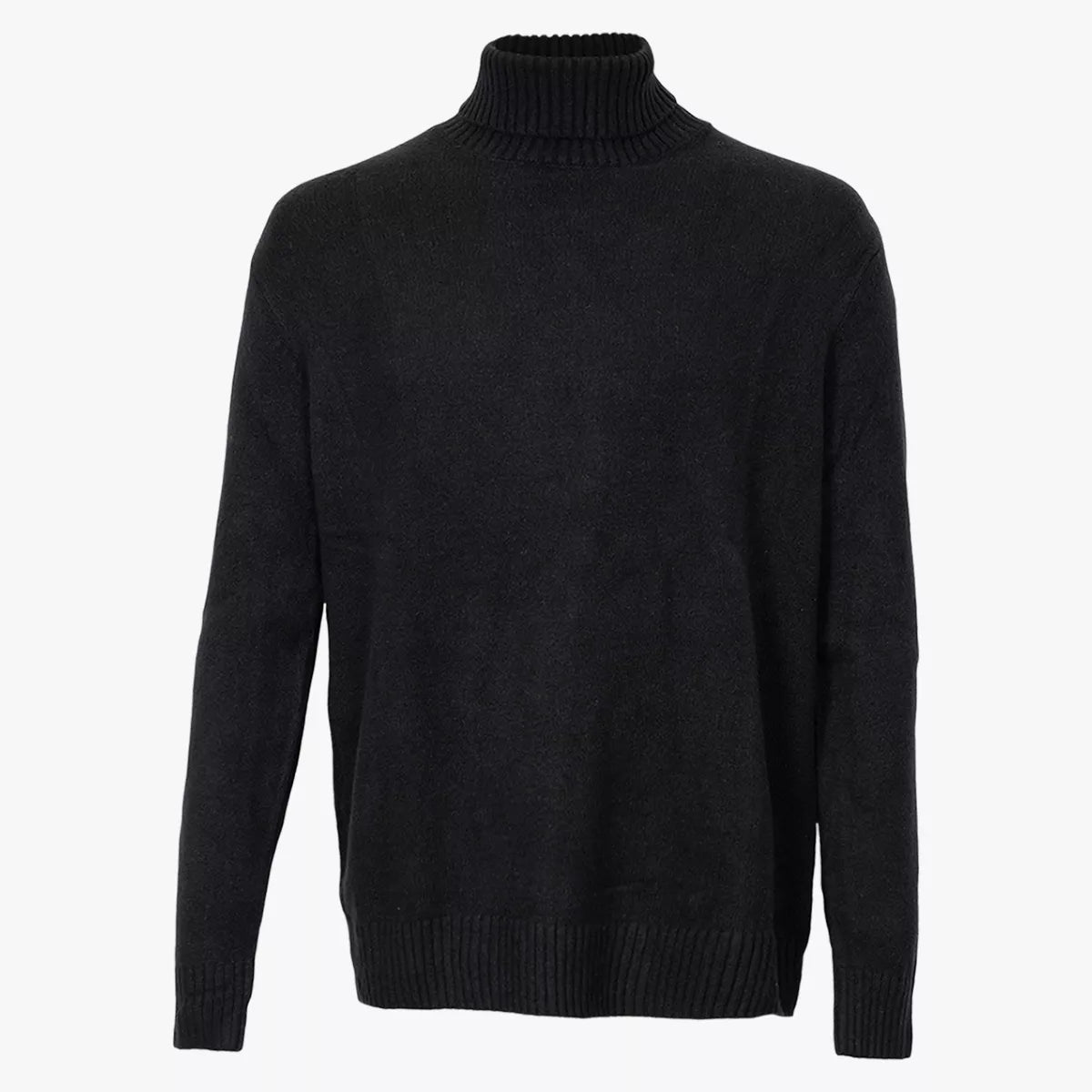 Denham Coltrui Zwart | Tab Roll Sweater