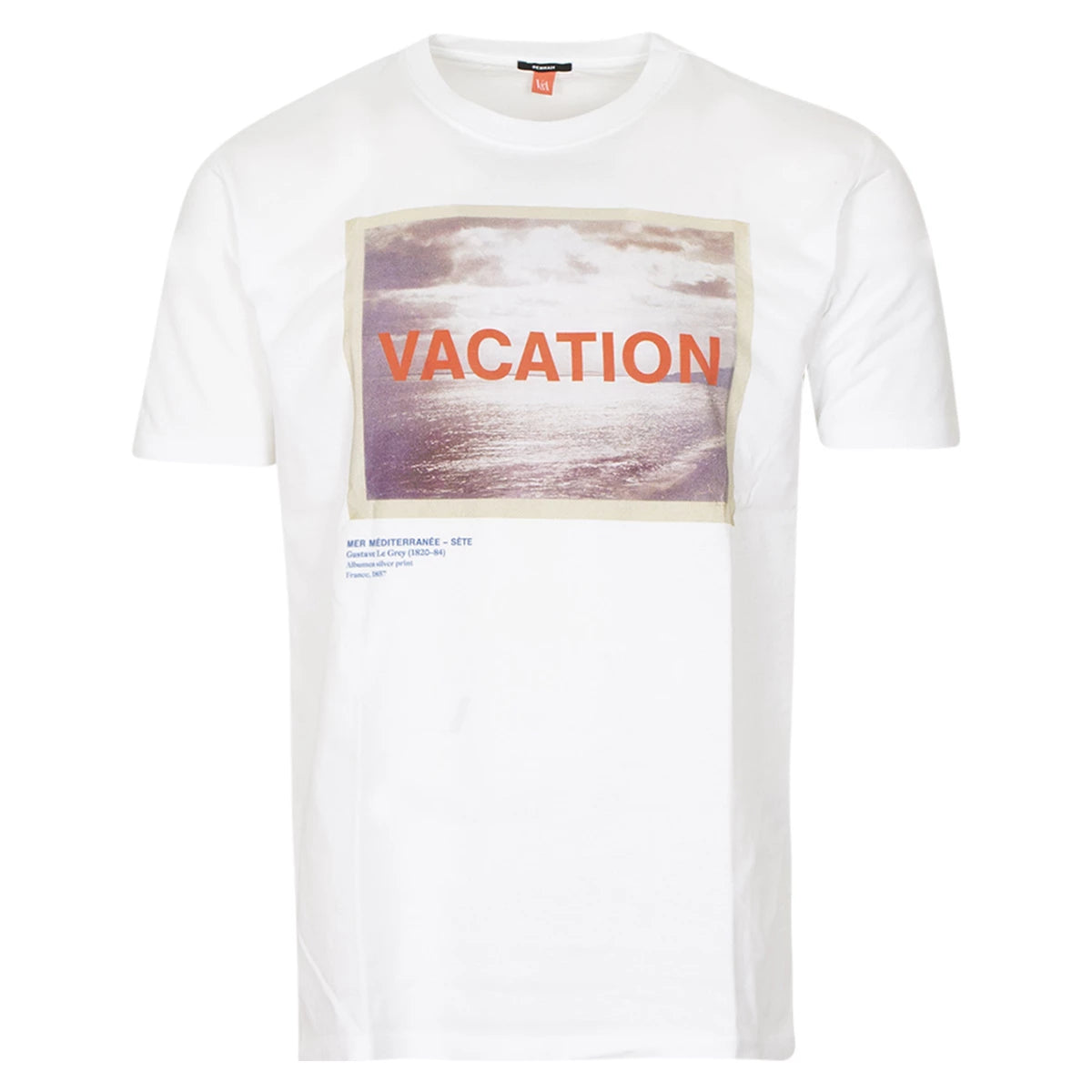 Denham DXVA Vacation Regular t-shirt lichtgrijs
