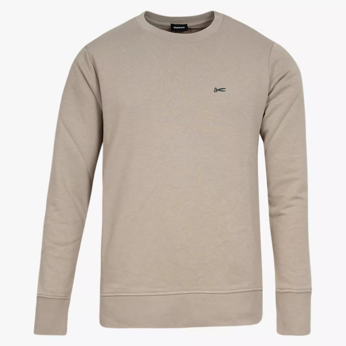 Denham Sweater Khaki | Scissor Sweat