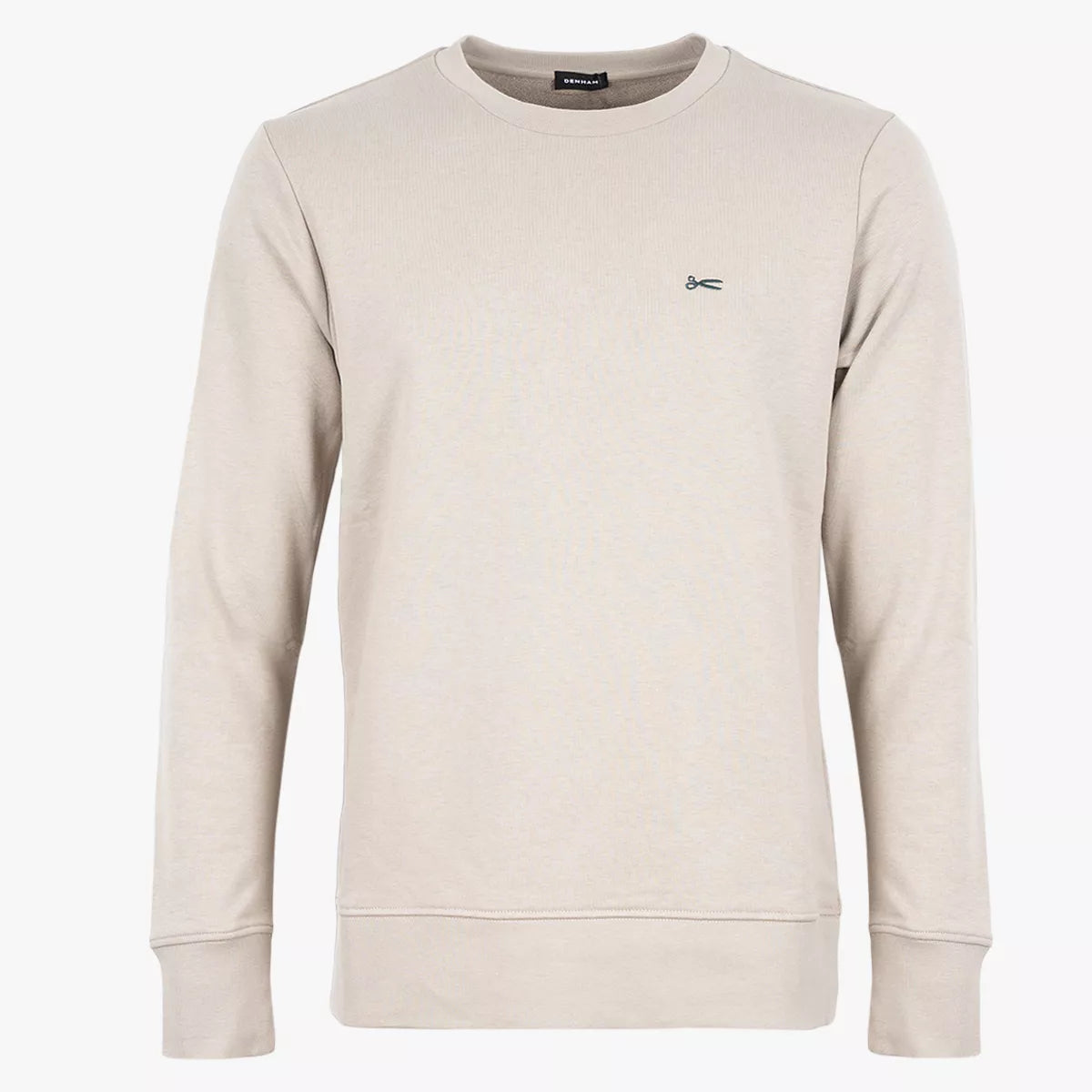 Denham Sweater Khaki | Scissor Sweat