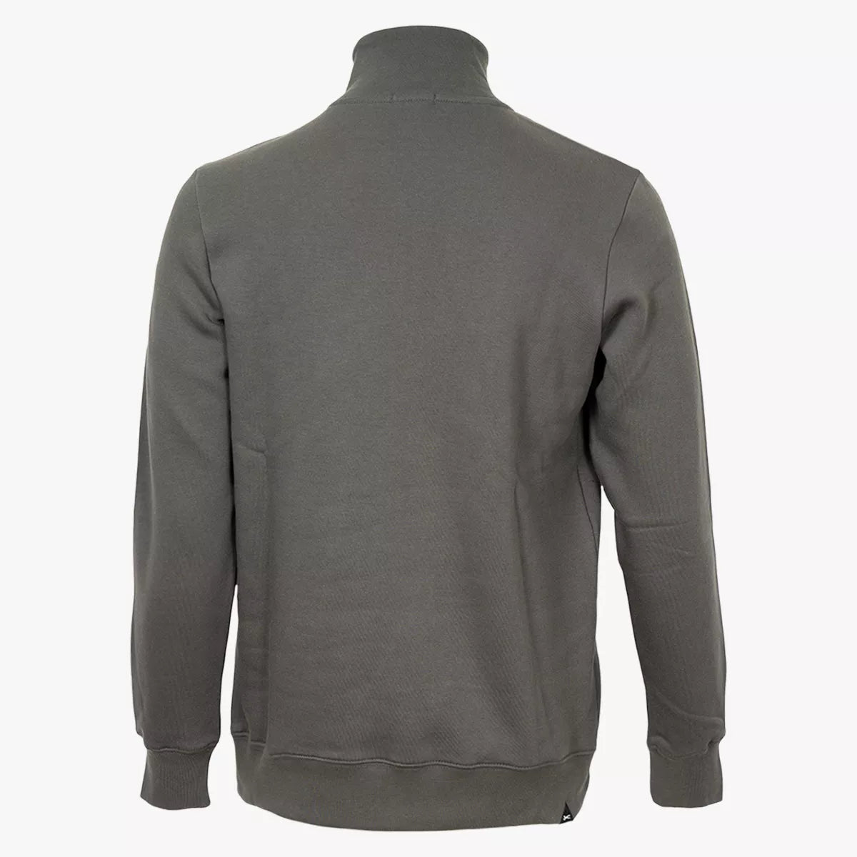 Denham Sweater Met Rits Donkergrijs | Scissor Half-Zip Sweater