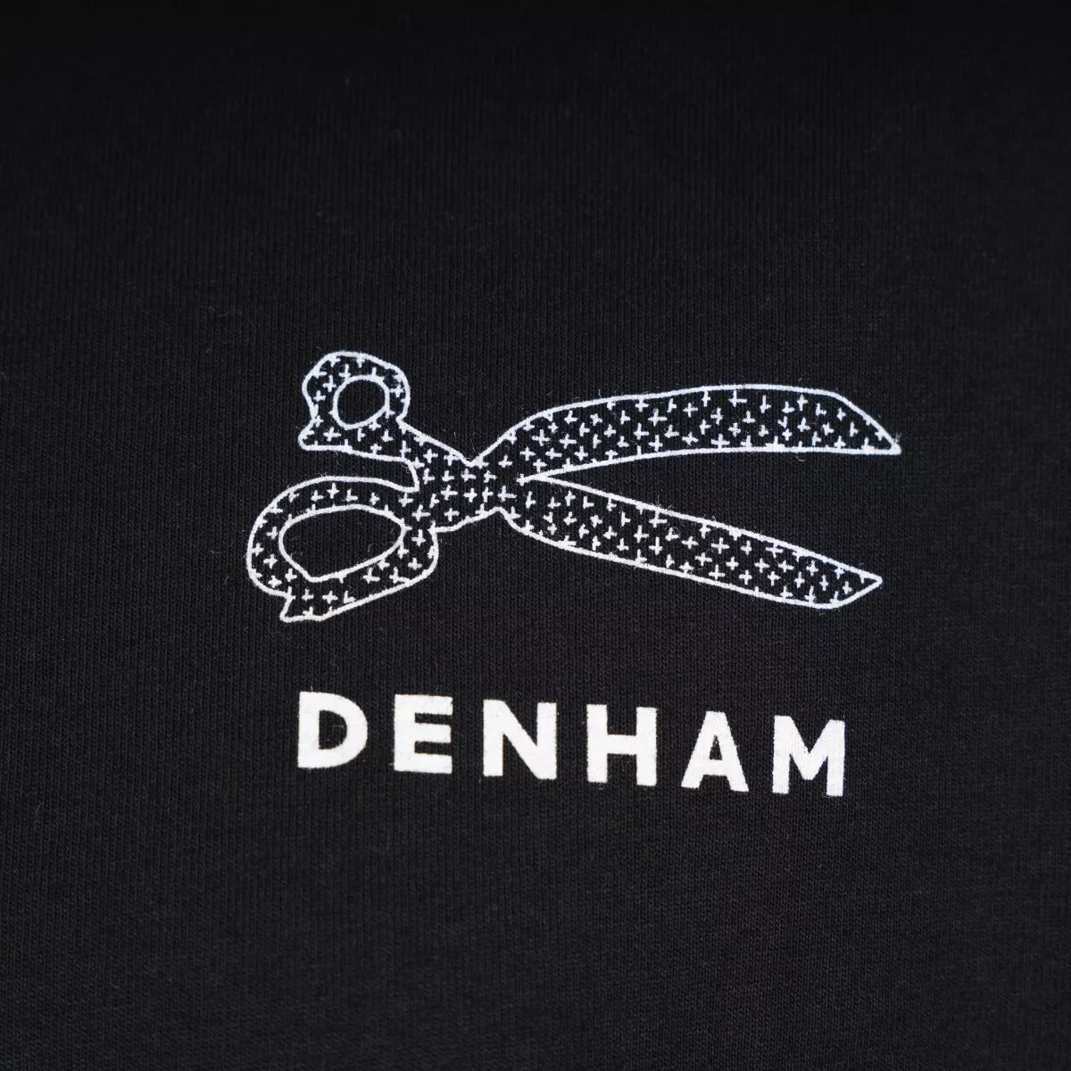 Denham T-Shirt met Backprint Zwart | Wear Better Box Tee