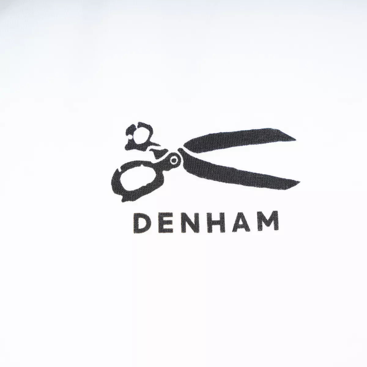 Denham T-shirt met Backprint Wit | Sabre Tee