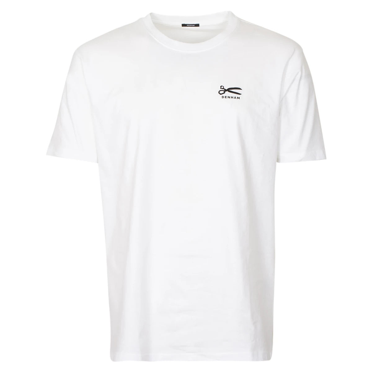 Denham T-shirt wit | Snap regular tee