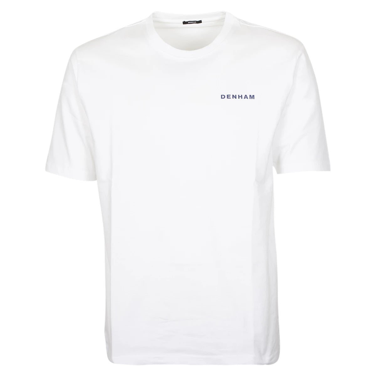 Denham t-shirt wit | Aqua indigo relax tee