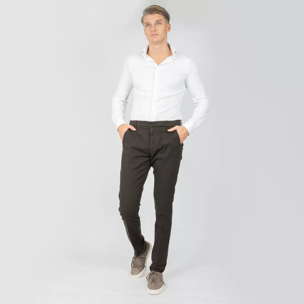 Dondup Chino Donkerbruin | Gaubert