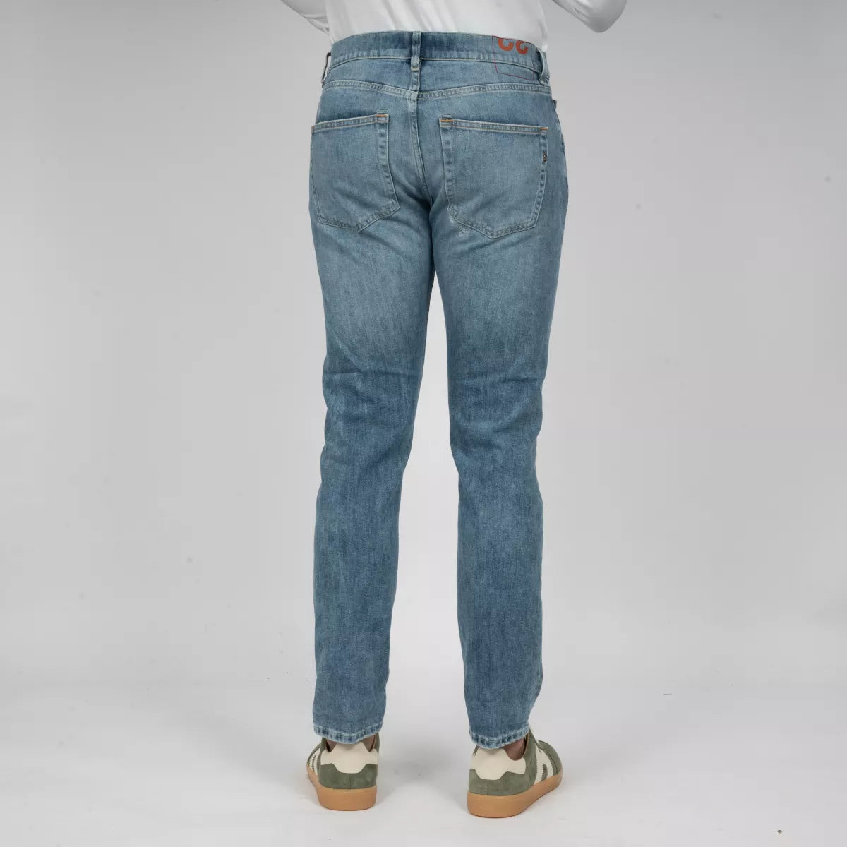 Dondup Jeans Lichtblauw met Destruction | Icon Regular Fit