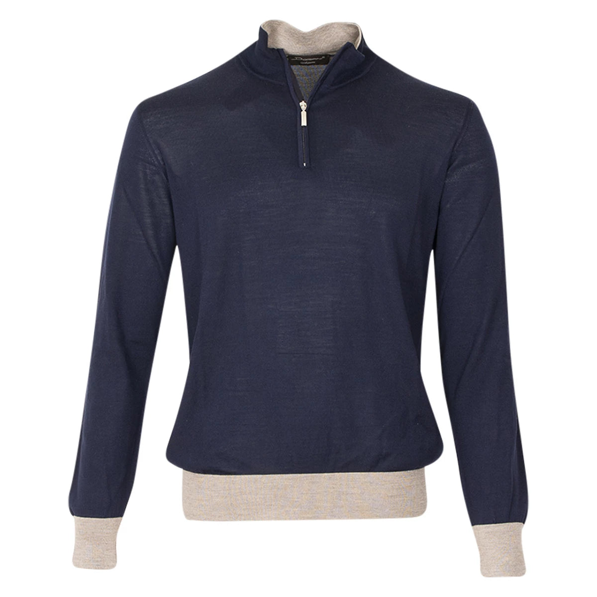 Doriani Trui met rits donkerblauw