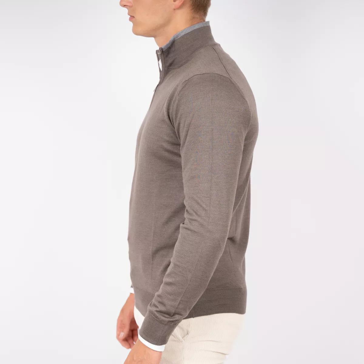 Fedeli Gebreide Half Zip Trui | Favonio