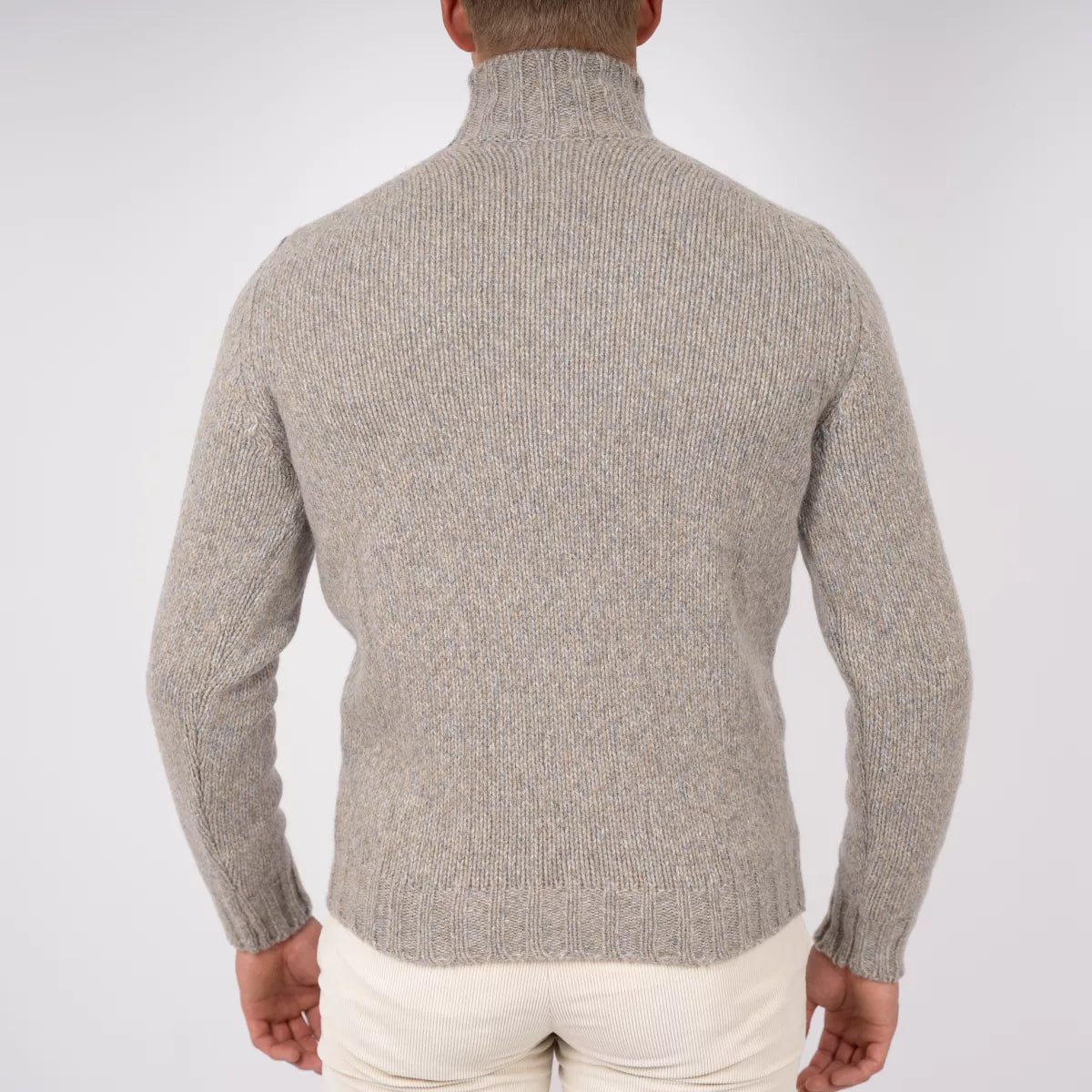 Fedeli Gebreide Turtleneck Beige | Onda