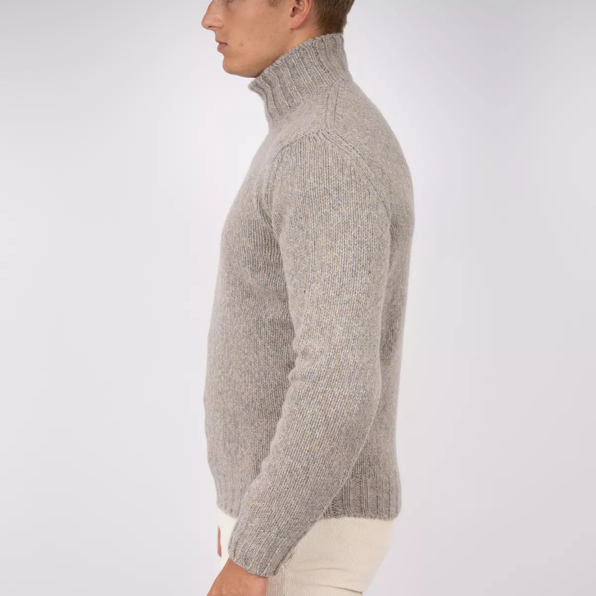 Fedeli Gebreide Turtleneck Beige | Onda