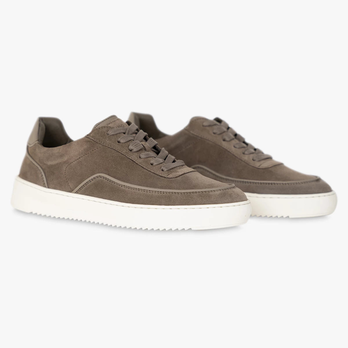 Filling Pieces Sneaker Taupe Suede | Monde Suede Lux