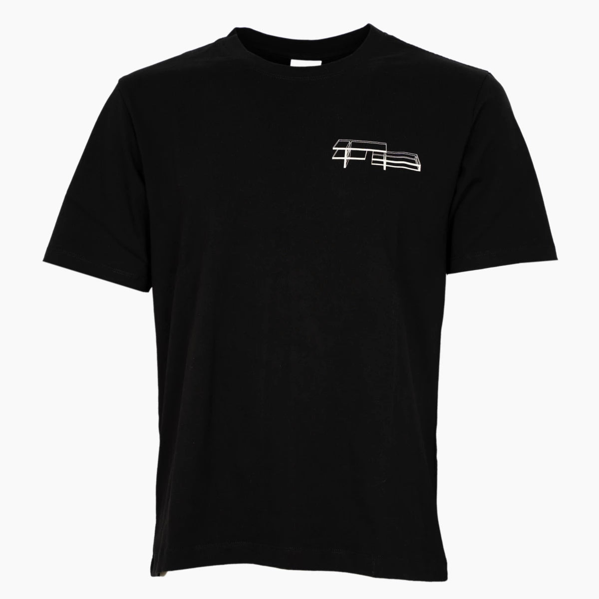 Filling Pieces T-shirt zwart | Hand Shake