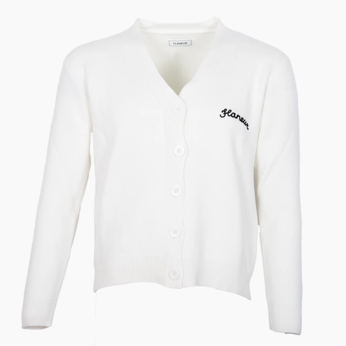 Flaneur Cardigan off-white | Signature