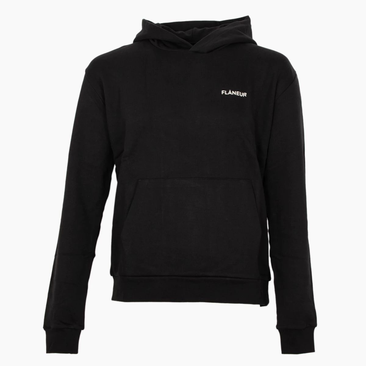 Flaneur Hoodie zwart | Logo