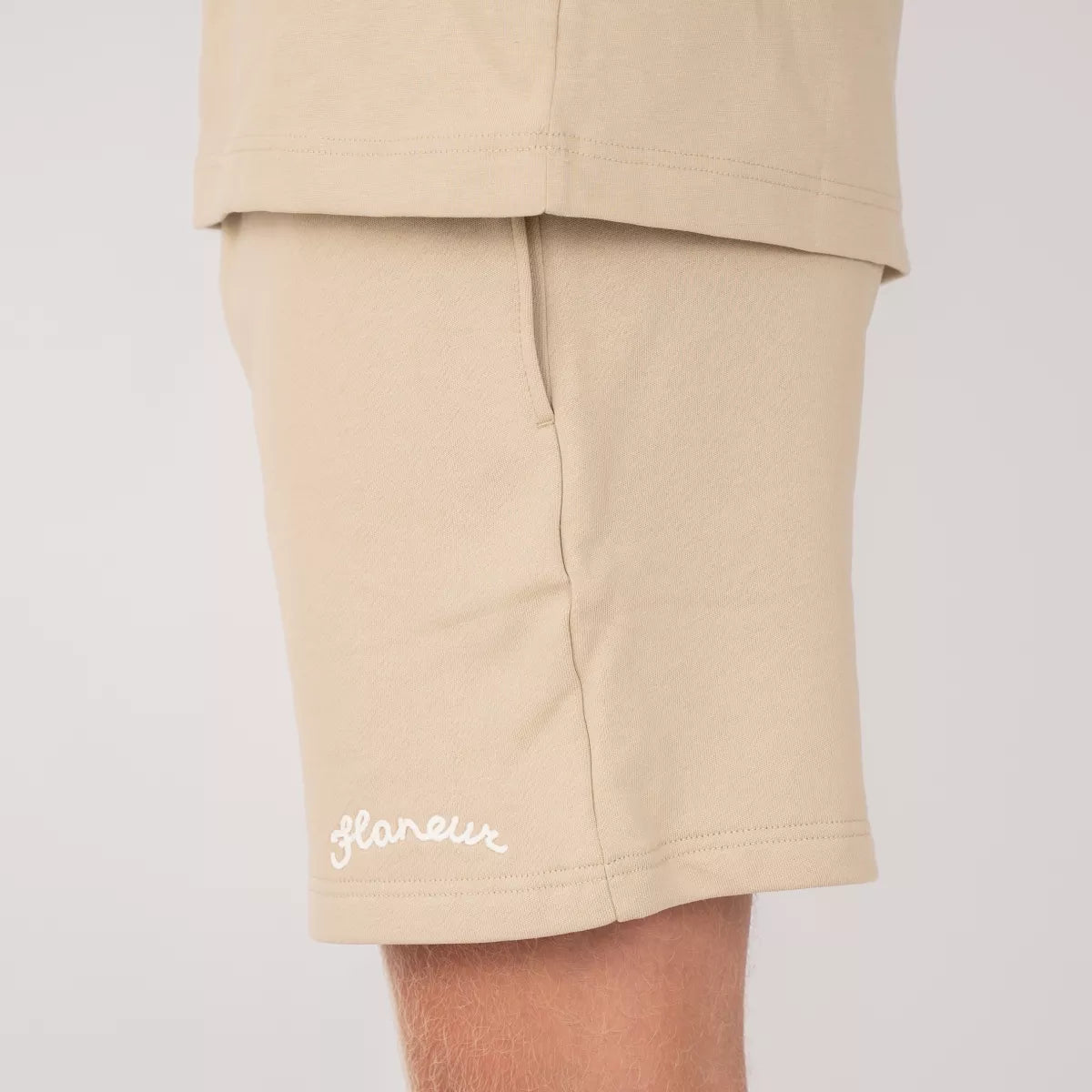 Flaneur Korte Broek Beige | Signature Shorts