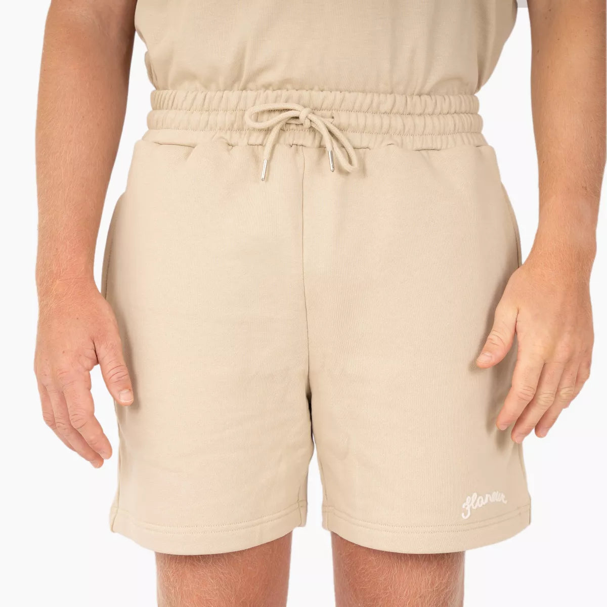 Flaneur Korte Broek Beige | Signature Shorts