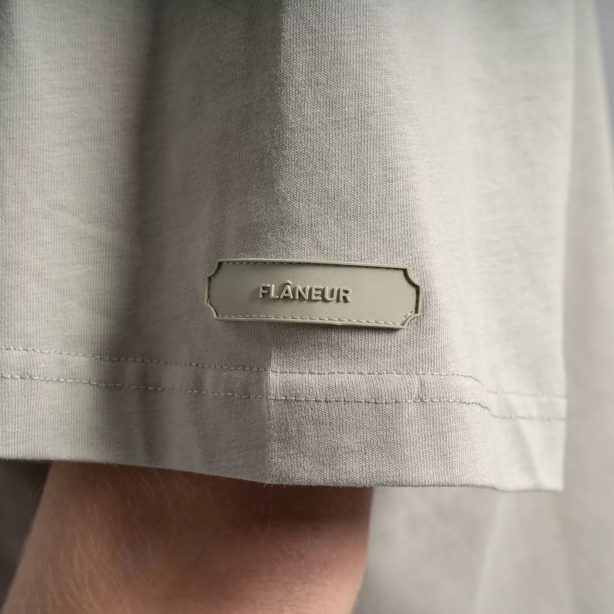 Flaneur Shirt Beige | Atelier with Rubber Patch