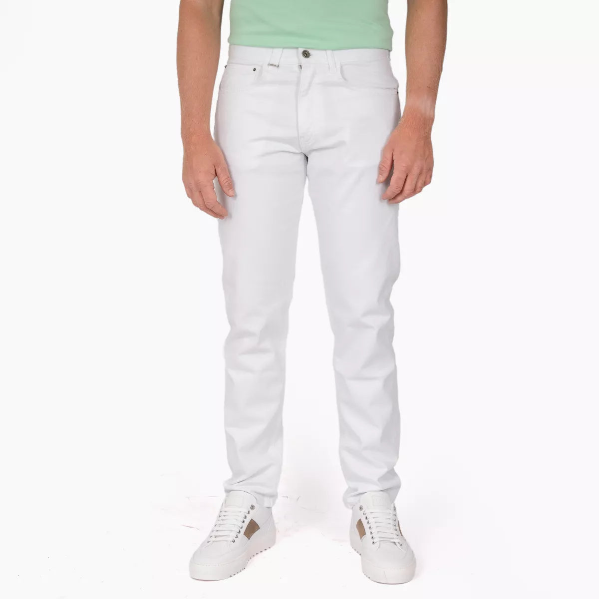 Flaneur Slim Fit Jeans Wit